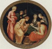 Jacopo Pontormo The birth of the Baptist Spain oil painting artist
